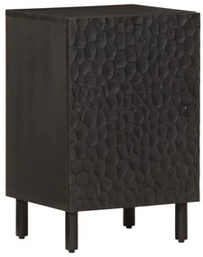 Armário de casa de banho 38x33x58 cm mangueira maciça preto