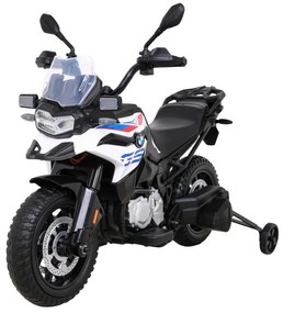 Mota elétrica para Crianças 12V BMW F850 GS Rodas Espuma EVA Branca