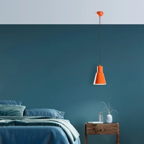 Candeeiro Chandelier Konikkem – Laranja – Ø14 h:20 cm