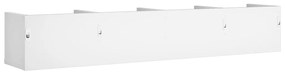 Armários de parede 2 pcs 99x18x16,5 cm derivados madeira branco