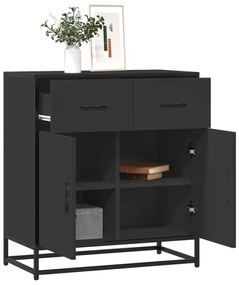 Aparador 68x35x76 cm derivados de madeira preto