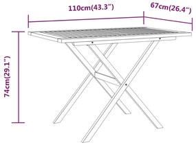 3 pcs conjunto de jantar para jardim com almofadões cinzento