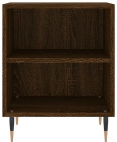 Mesas cabeceira 2pcs 40x30x50cm deriv.madeira carvalho castanho