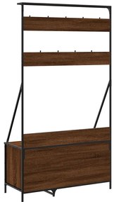Conjunto de Entrada - Bengaleiro c/ arrumação calçado 100x41x184 cm ca
