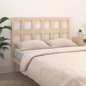 Cabeceira de cama 205,5x4x100 cm madeira de pinho maciça