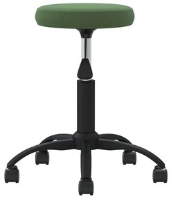 Cadeira de jantar veludo verde-escuro