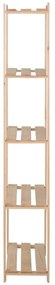 Unidade arrumação 5 prateleiras 80x28,5x170 cm pinho maciço