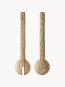 Oak wood salad servers Eva Trio