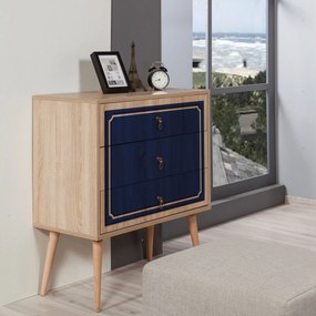 Cómoda Trio – Carvalho Sonoma – 80x90x40 cm