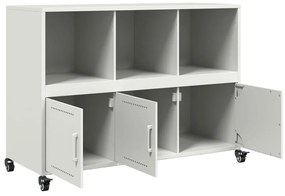 Aparador 100,5x39x72 cm aço branco