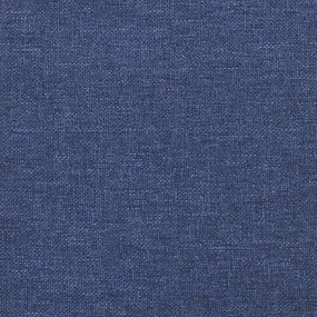Estrutura de cama em tecido 80x200 cm azul