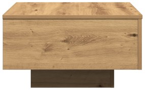 Mesa de Centro vidaXL Artisian Carvalho 55x55x31 cm em Madeira de Enge