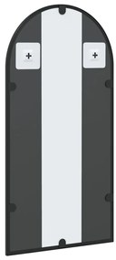 Espelho de parede arqueado 30x60 cm ferro preto