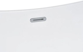 Banheira autónoma em acrílico branco 170 x 77 cm ANTIGUA Beliani