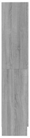 Estante 82,5x30,5x150 cm derivados de madeira cinzento sonoma