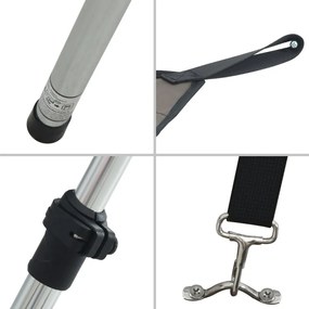 Extensão de toldo em T 170x208x(115-183) cm antracite
