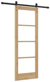 Porta Deslizante vidaXL com Conjunto de Ferragens 'ORKDAL'73.5x198.5 c
