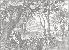 Papel de parede não tecido Engraved Landscapes