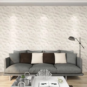 146299 vidaXL 12 pcs Painéis de parede 3D 0,5x0,5 m 3 m²