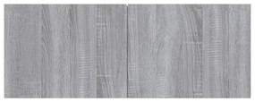 Móvel de TV 80x30x30 cm derivados de madeira cinzento sonoma