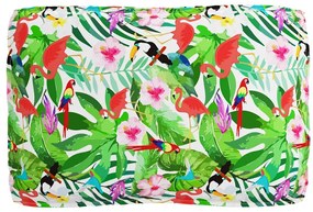 almofada de palete para assento Tropical Jungle 120x80x12 cm tecido Ox