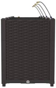 Jardineiras de Jardim 1 pc Castanho 160 x 40 x 52 cm Plástico