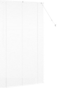 Persiana de Janela com cortinas Outros Manual Branco 100 x 175 cm Alum
