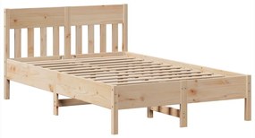 Cama sem colchão 135x190 cm madeira de pinho maciça