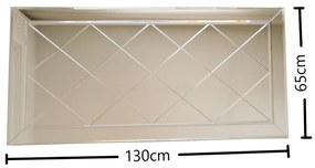 Espelho A306D – Prata – 130x65x2,2 cm