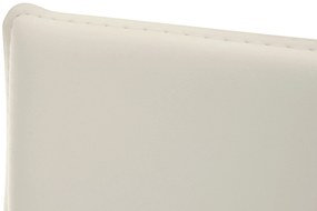 Banco de bar Limon em couro sintético 39 x 80-103 x 46 cm Creme