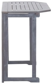 Mesa de varanda dobrável 90x50x74 cm madeira de acácia maciça