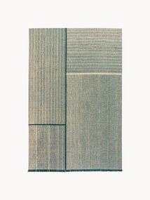 Tapete de pelo curto com franjas Monochrome, Design Folkform