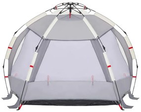 Tenda praia 2 pessoas libertação rápida impermeável cinzento