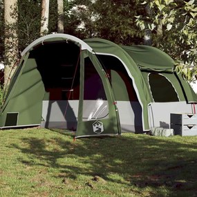 Tenda familiar para 6 pessoas impermeável verde