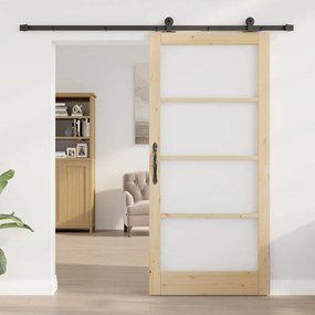 Porta Deslizante com Conjunto de Ferragens "ORKDAL" 93x202 cm