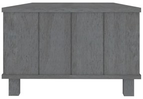 Mesa de centro HAMAR 100x55x35 cm pinho maciço cinza-escuro