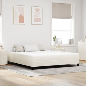 vidaXL Colchão de Molas Pocket Creme 180x200x20 cm Firmeza Média Tecido