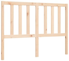 Estrutura de cama de casal com cabeceira madeira maciça