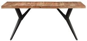 Mesa de jantar 160x80x76 cm madeira de acácia maciça