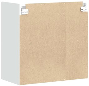 Armário de parede de cozinha porta vidro Kalmar branca