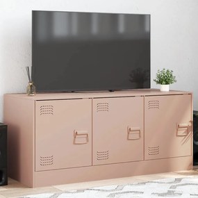 Móvel de TV 99x39x44 aço rosa