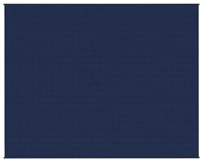 Manta pesada 11 kg 235x290 cm tecido azul