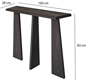 Cômoda Cleopatra – Antracite – 100 cm x 83 cm x 28 cm