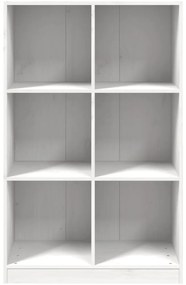 Estante 70x33x110 cm madeira de pinho maciça branco