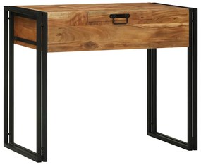 vidaXL Mesa de Maquilhagem 90x50x75 cm Madeira Sólida de Acácia
