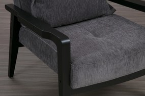 Mesa de Centro Istanbul – Nogueira e Antracite – 105x32,6x60 cm