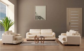 Sofá de 3 Lugares River – Bege – 230 cm x 105 cm x 90 cm