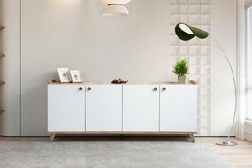 Console Sumer – Carvalho Branco – 180x77,8x41 cm