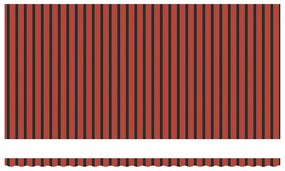 Toldo Retrátil Laranja e marrom 600 × 350 cm laranja e castanho