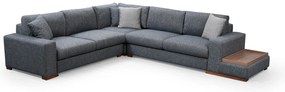 Sofá de Canto "Loop" – Cor Antracite – Medidas 282 cm x 323 cm x 95 cm